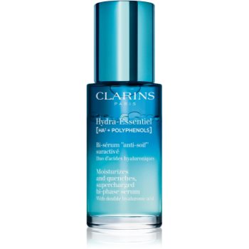 Clarins Hydra-Essentiel [HA²] Bi-Phase Serum ser facial hidratant - imagine 2